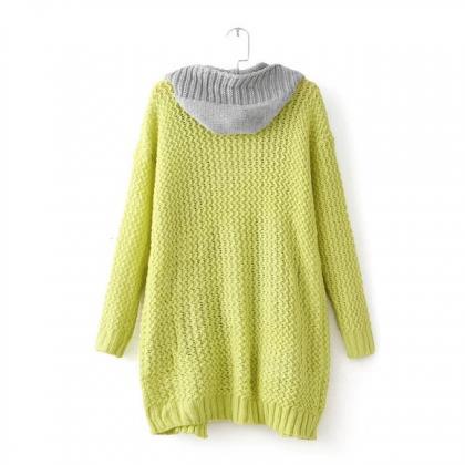 False Two Knitted Pullover