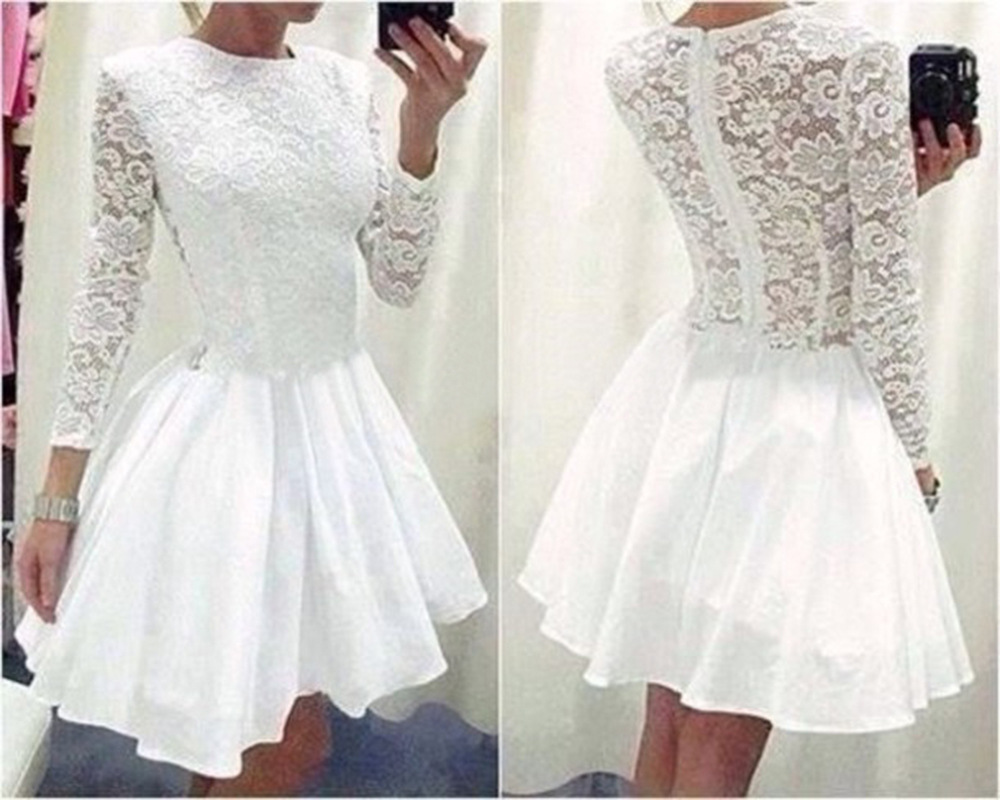 mk white dress